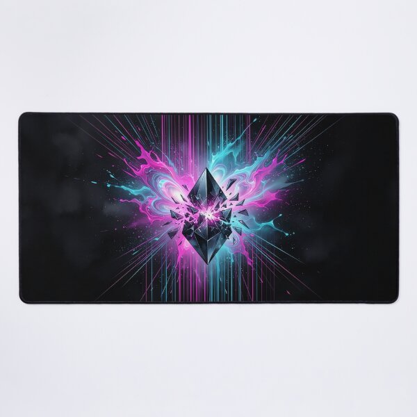 Item preview, Shattered Dark Crystal Neon Energy Explosion designed and sold by Vortex Vectors.