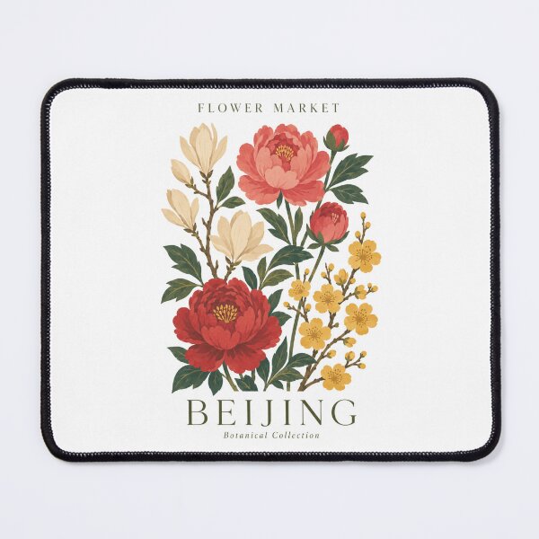 Item preview, Beijing - Flower Market - Botanical Collection designed and sold by Sketch-Shack.