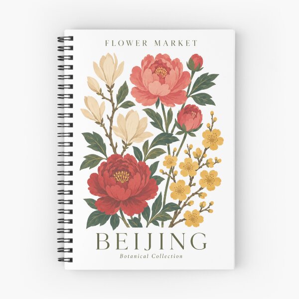 Item preview, Beijing - Flower Market - Botanical Collection designed and sold by Sketch-Shack.