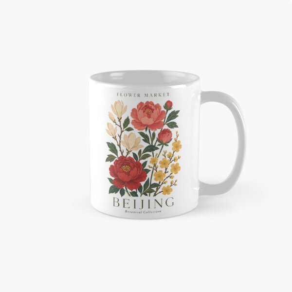 Item preview, Beijing - Flower Market - Botanical Collection designed and sold by Sketch-Shack.
