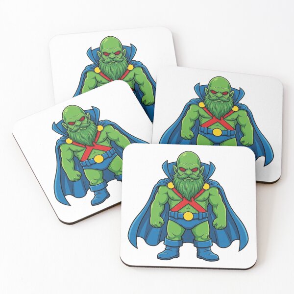 Item preview, Telepathic Martian Manhunter Garden Gnome designed and sold by Bad-Decisions-Designs.