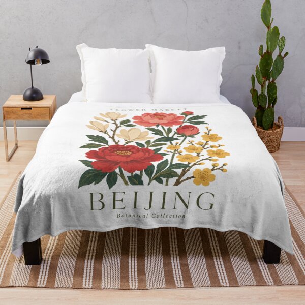 Item preview, Beijing - Flower Market - Botanical Collection designed and sold by Sketch-Shack.