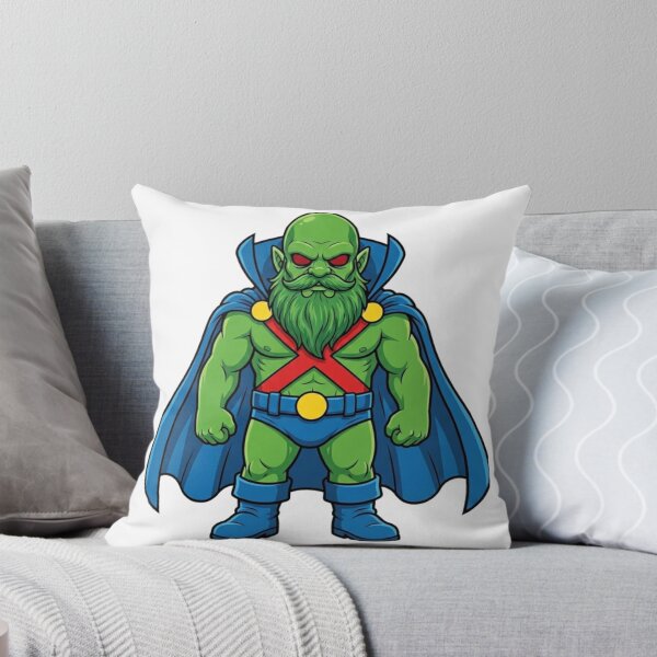 Item preview, Telepathic Martian Manhunter Garden Gnome designed and sold by Bad-Decisions-Designs.