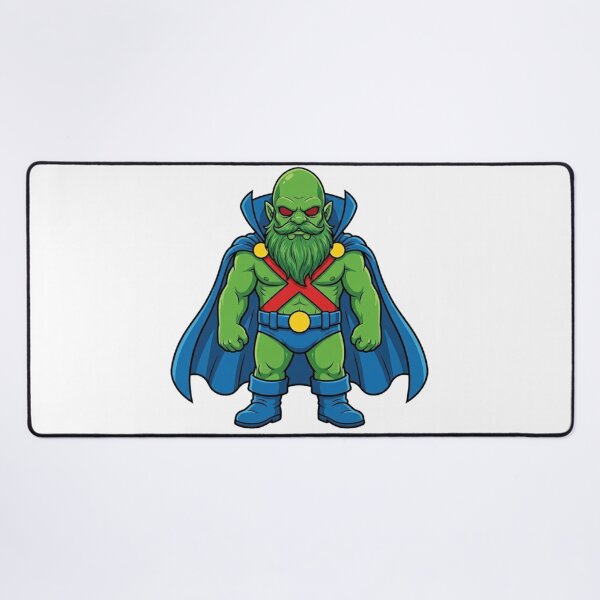 Item preview, Telepathic Martian Manhunter Garden Gnome designed and sold by Bad-Decisions-Designs.