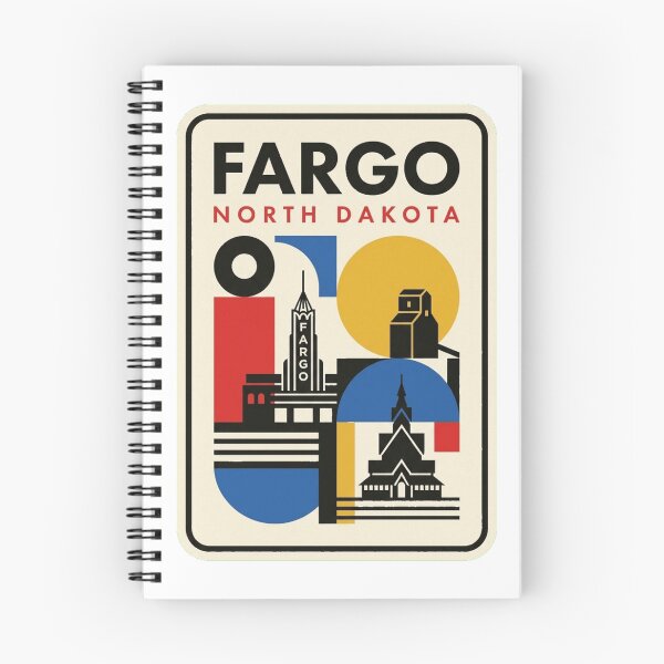Item preview, Retro Fargo Bauhaus Geometric Skyline designed and sold by k3rstman1.