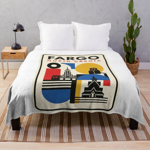 Item preview, Retro Fargo Bauhaus Geometric Skyline designed and sold by k3rstman1.