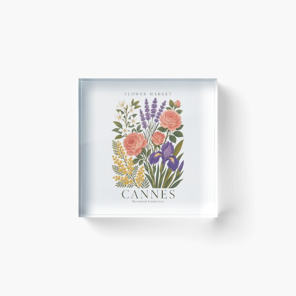 Item preview, Cannes - Flower Market - Botanical Collection designed and sold by Sketch-Shack.
