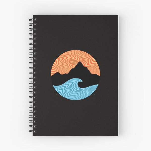 Item preview, Swirling Mountains and Wave Art designed and sold by mcconnlllobato.