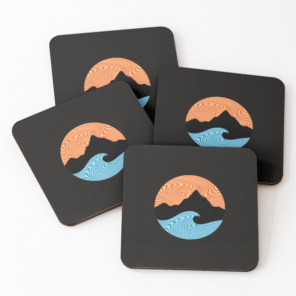 Item preview, Swirling Mountains and Wave Art designed and sold by mcconnlllobato.