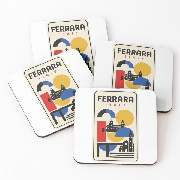 Item preview, Retro Ferrara Bauhaus Geometric Skyline designed and sold by k3rstman1.