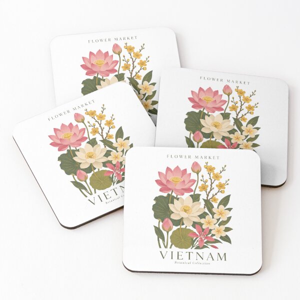 Item preview, Vietnam - Flower Market - Botanical Collection designed and sold by Sketch-Shack.