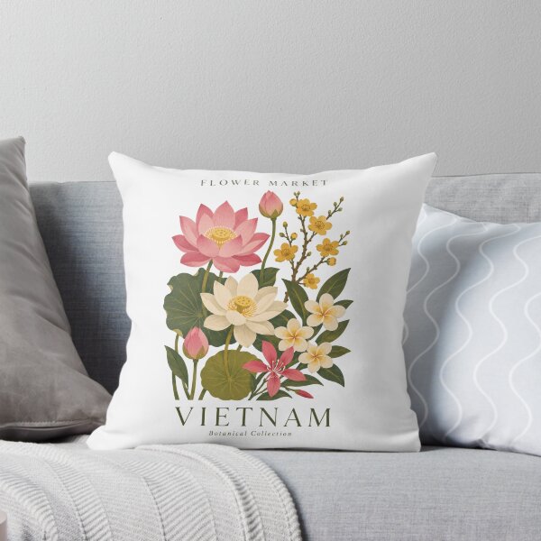 Item preview, Vietnam - Flower Market - Botanical Collection designed and sold by Sketch-Shack.