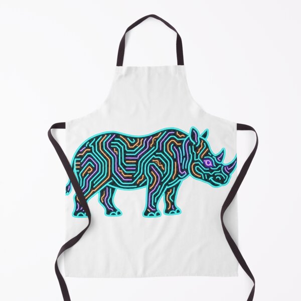 Item preview, Rhino Side View designed and sold by justjendigital.