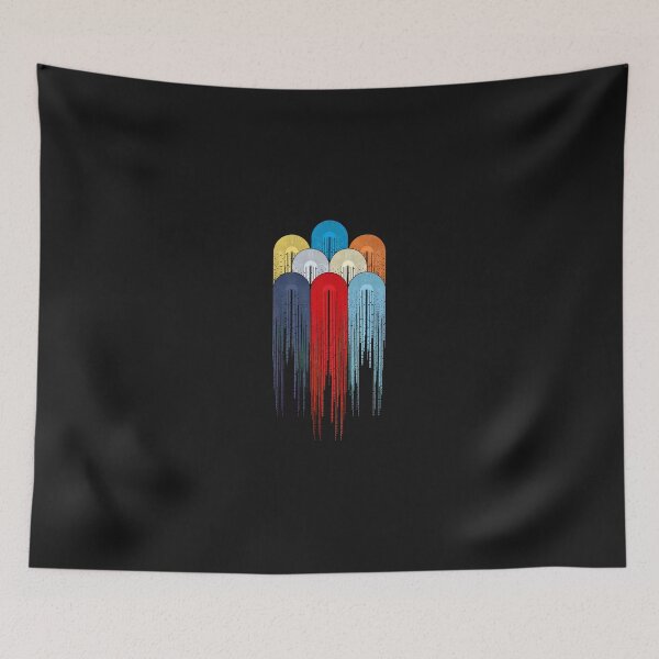Item preview, Abstract Arches Dripping Line Art designed and sold by YarningsandYear.