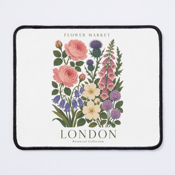Item preview, London - Flower Market - Botanical Collection designed and sold by Sketch-Shack.