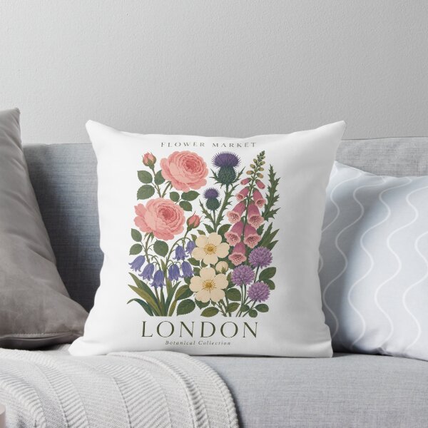 Item preview, London - Flower Market - Botanical Collection designed and sold by Sketch-Shack.