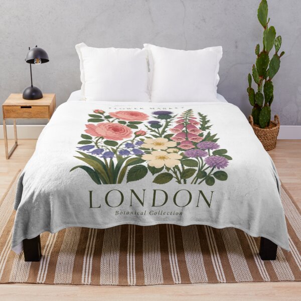 Item preview, London - Flower Market - Botanical Collection designed and sold by Sketch-Shack.