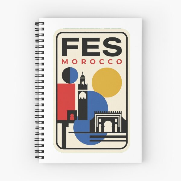 Item preview, Retro Fes Bauhaus Geometric Skyline designed and sold by k3rstman1.