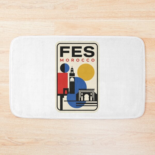 Item preview, Retro Fes Bauhaus Geometric Skyline designed and sold by k3rstman1.