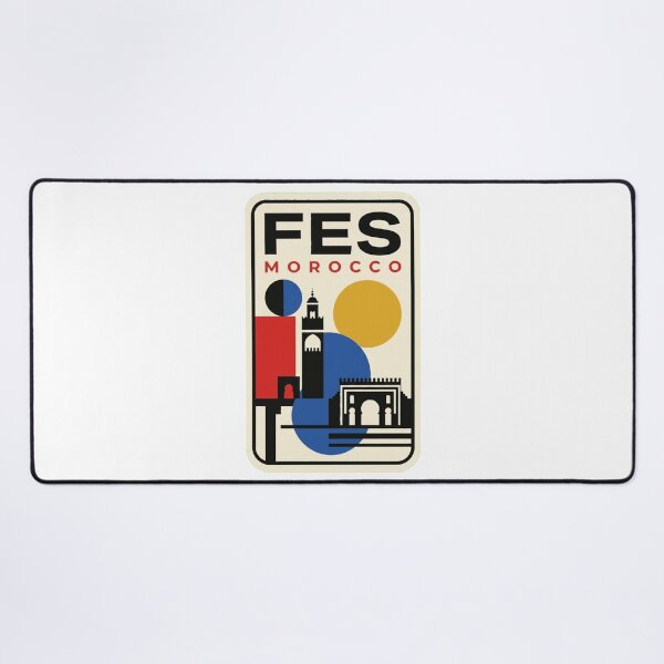 Item preview, Retro Fes Bauhaus Geometric Skyline designed and sold by k3rstman1.