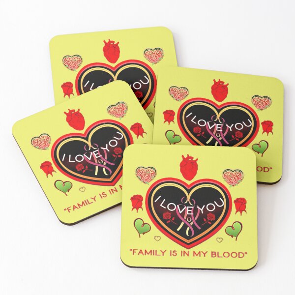 Item preview, Family Is In My Blood Anatomical Heart Neon Love Gift designed and sold by zaoroo shop.