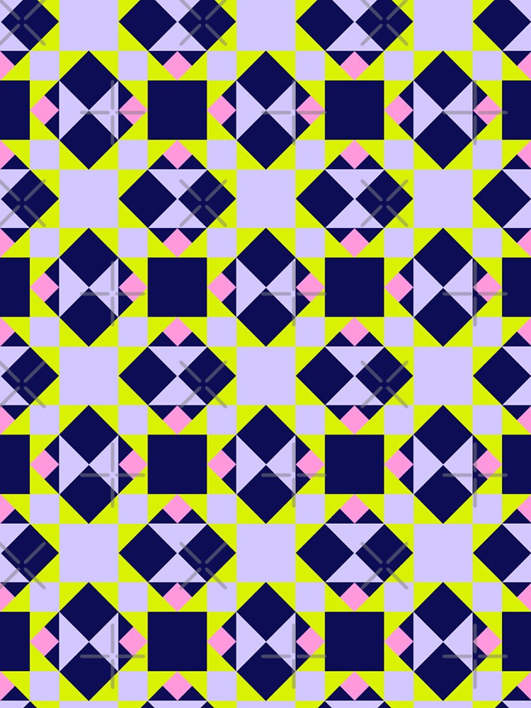 Thumbnail 4 of 4, Samsung Galaxy Phone Case, Pastel Quilt Patchwork Seamless Pattern designed and sold by RACDesignStudio.