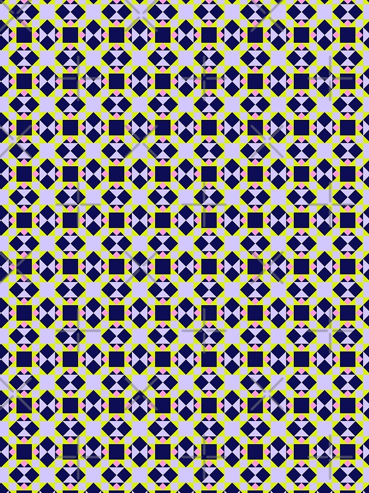 Thumbnail 3 of 3, Scarf, Pastel Quilt Patchwork Seamless Pattern designed and sold by RACDesignStudio.