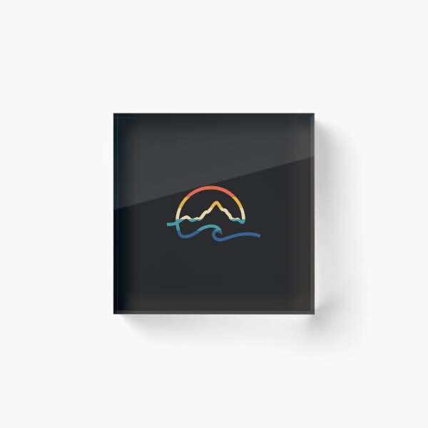 Item preview, Retro Mountain Sunset Wave Graphic designed and sold by mcconnlllobato.