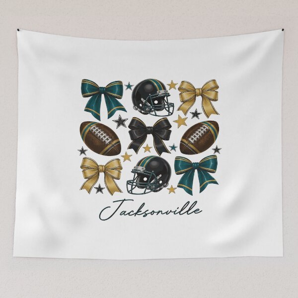 Item preview, Jacksonville Football Bows  designed and sold by anamartineze.