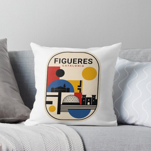 Item preview, Retro Figueres Bauhaus Geometric Skyline designed and sold by k3rstman1.