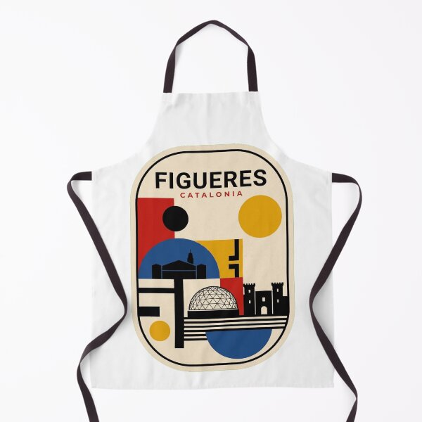 Item preview, Retro Figueres Bauhaus Geometric Skyline designed and sold by k3rstman1.