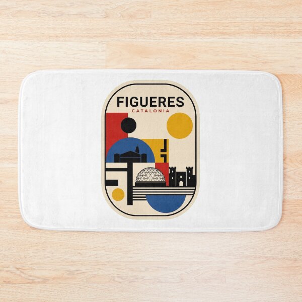 Item preview, Retro Figueres Bauhaus Geometric Skyline designed and sold by k3rstman1.