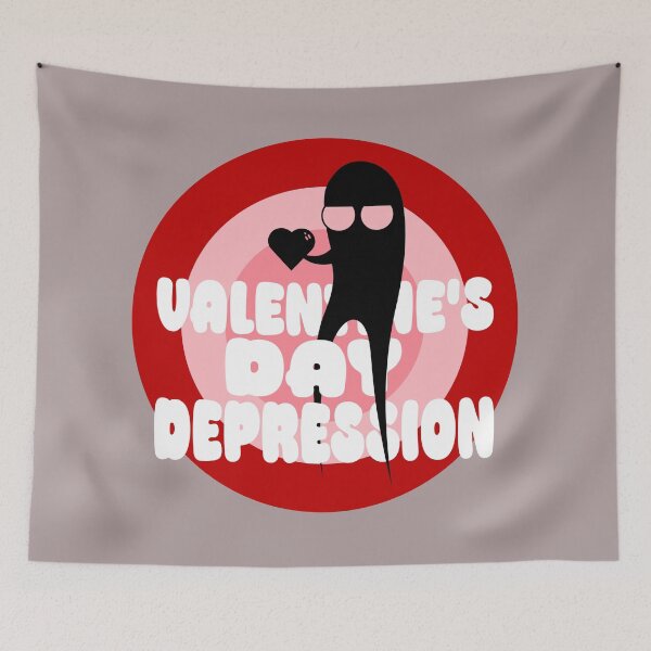 Item preview, Valentine's Day Depression Dark Ghost designed and sold by b-o-r-k-a.