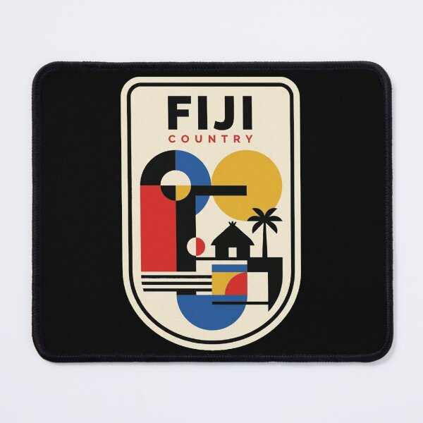 Item preview, Retro Fiji Bauhaus Geometric Skyline designed and sold by k3rstman1.