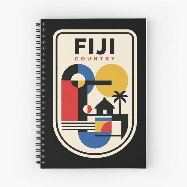Item preview, Retro Fiji Bauhaus Geometric Skyline designed and sold by k3rstman1.