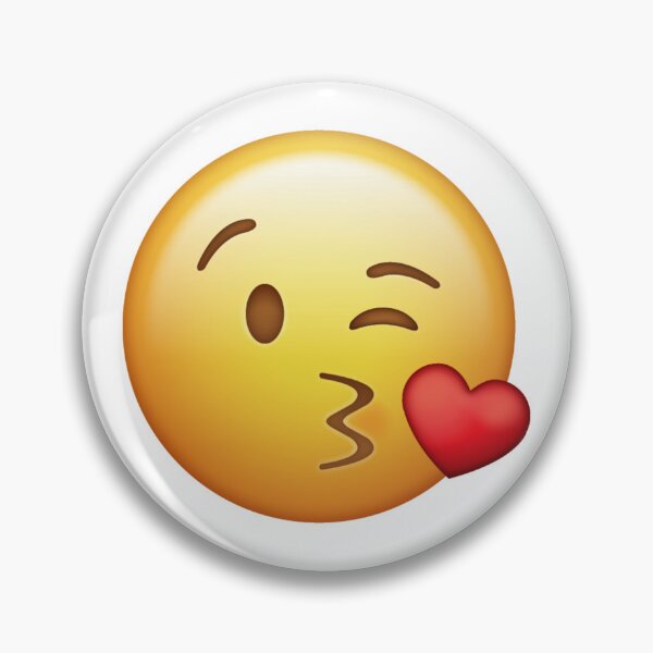 Item preview, Blowing A Kiss Face Emoji With Heart designed and sold by Tom-Riley.