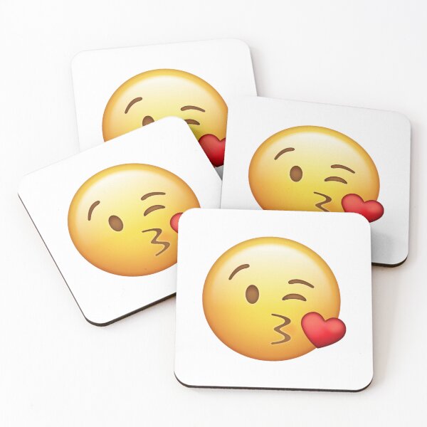 Item preview, Blowing A Kiss Face Emoji With Heart designed and sold by Tom-Riley.