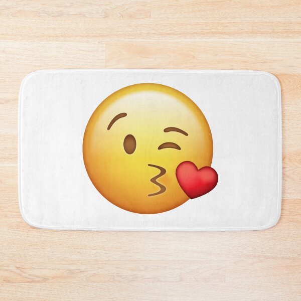 Item preview, Blowing A Kiss Face Emoji With Heart designed and sold by Tom-Riley.