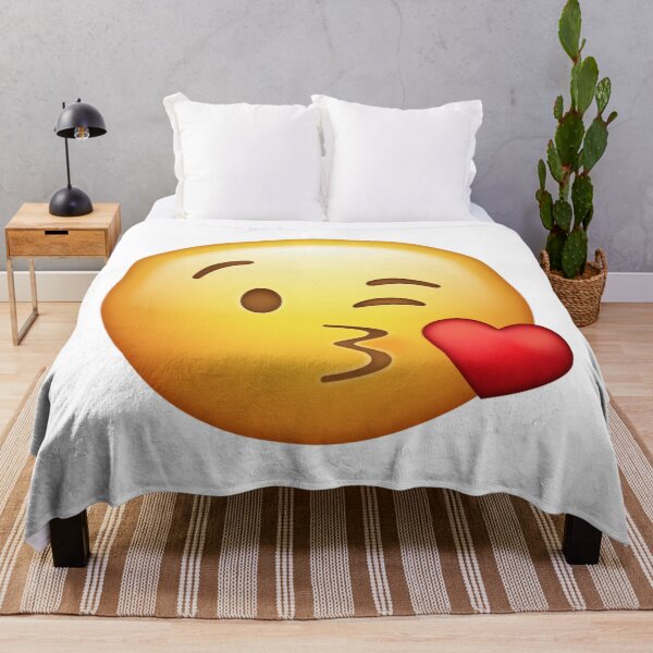 Item preview, Blowing A Kiss Face Emoji With Heart designed and sold by Tom-Riley.