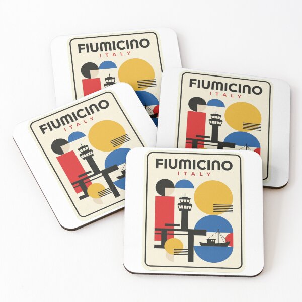 Item preview, Retro Fiumicino Bauhaus Geometric Skyline designed and sold by k3rstman1.