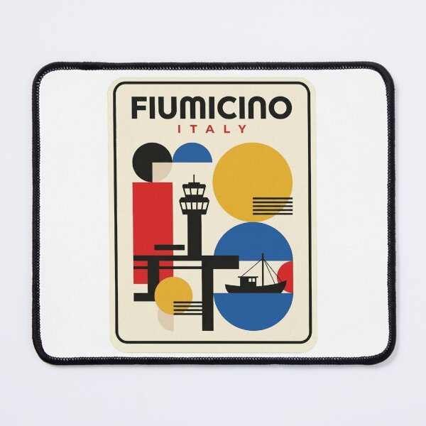 Item preview, Retro Fiumicino Bauhaus Geometric Skyline designed and sold by k3rstman1.