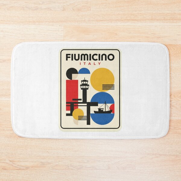 Item preview, Retro Fiumicino Bauhaus Geometric Skyline designed and sold by k3rstman1.