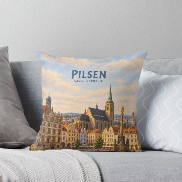 Item preview, Pilsen Painterly Czech City Impression designed and sold by MichaeIRellov.