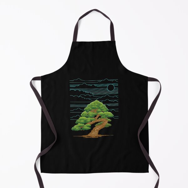 Item preview, Zen Pine Tree with Linear Clouds Sun designed and sold by hottlekxsvayq.