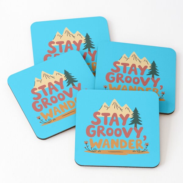 Item preview, Retro Stay Groovy Wander - Vintage Nature Adventure designed and sold by Chroma Dreams .