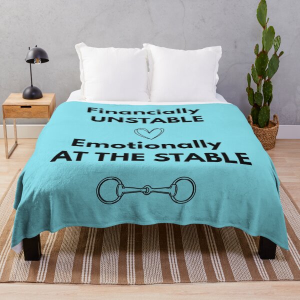 Item preview, Financially Unstable Emotionally at the Stable designed and sold by Callidea Equi & Pet.
