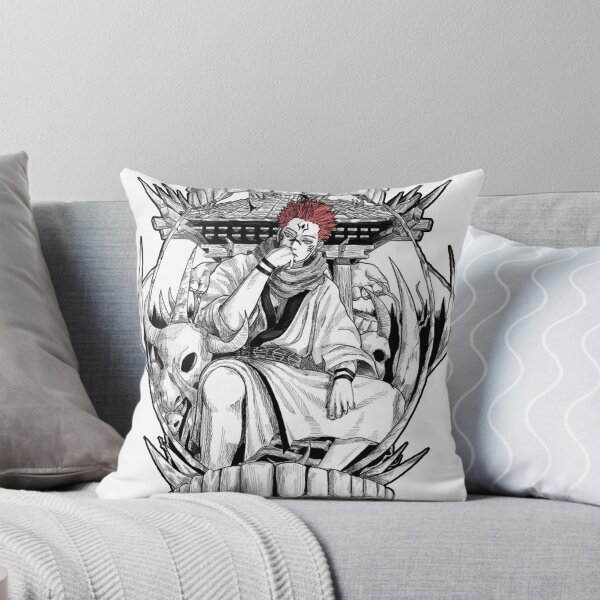 Item preview, Sukuna in Skull Throne – Jujutsu Kaisen Dark Anime Art designed and sold by frantuliuss.