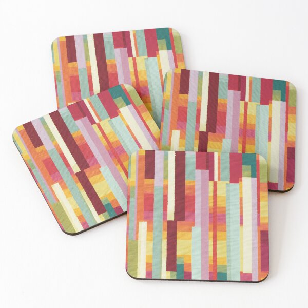 Item preview, Colorful Striped Geometric Pattern designed and sold by trajeado14.