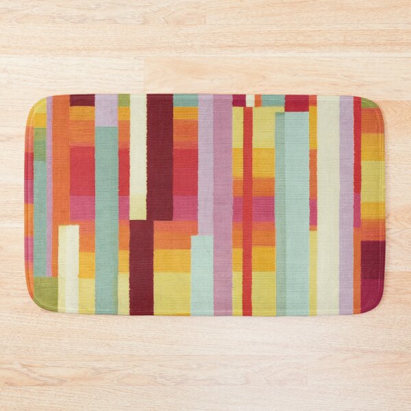 Item preview, Colorful Striped Geometric Pattern designed and sold by trajeado14.