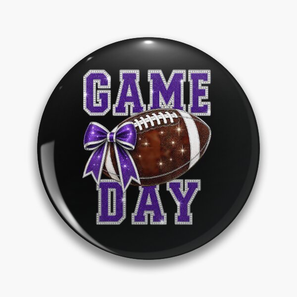 Item preview, Game Day Football Season Football Mom Purple  Gold Vibes  designed and sold by OddityVault.
